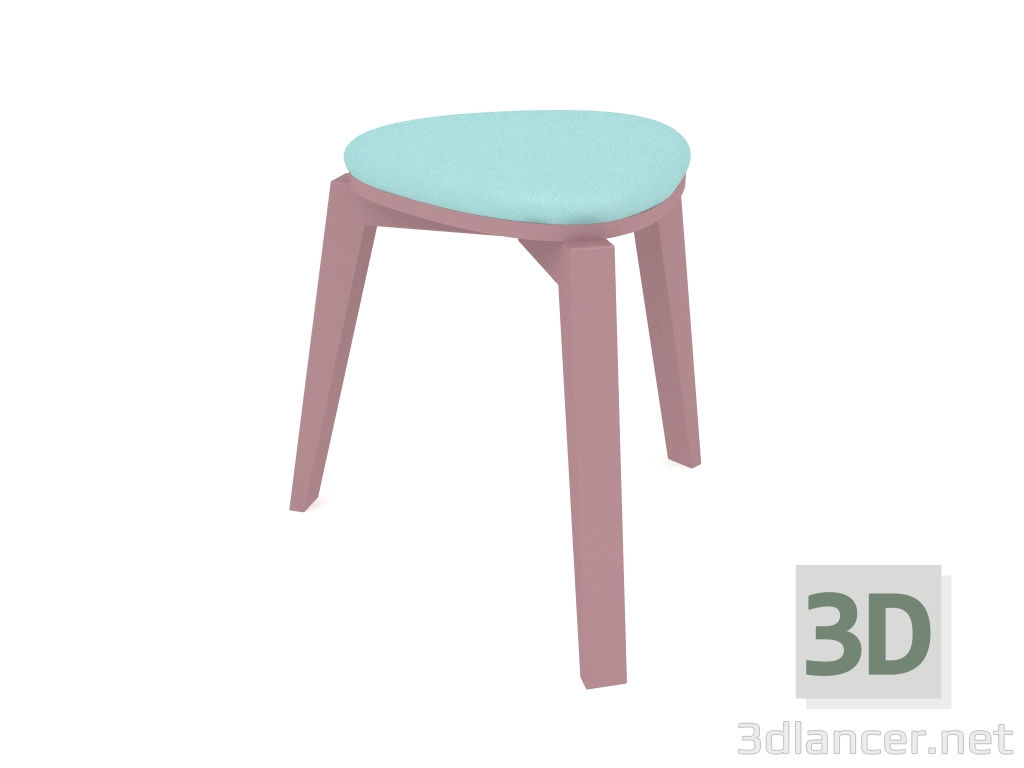 3d model Triple stool (option 2) - preview