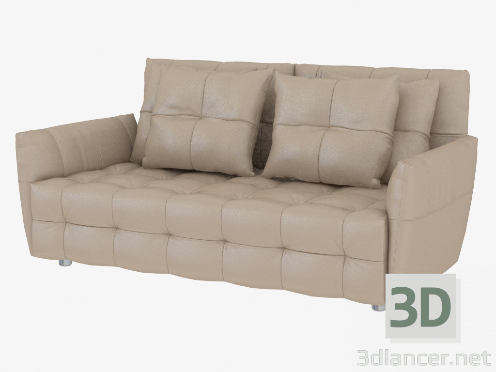 3d model Sofá de cuero - vista previa