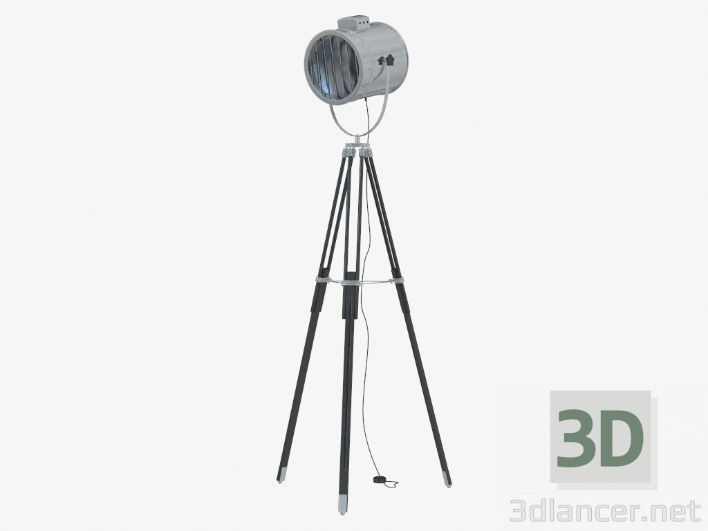 3d model Lampara De Pie Techno (300042201) - vista previa