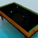 modèle 3D Table de billard - preview