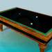 modèle 3D Table de billard - preview