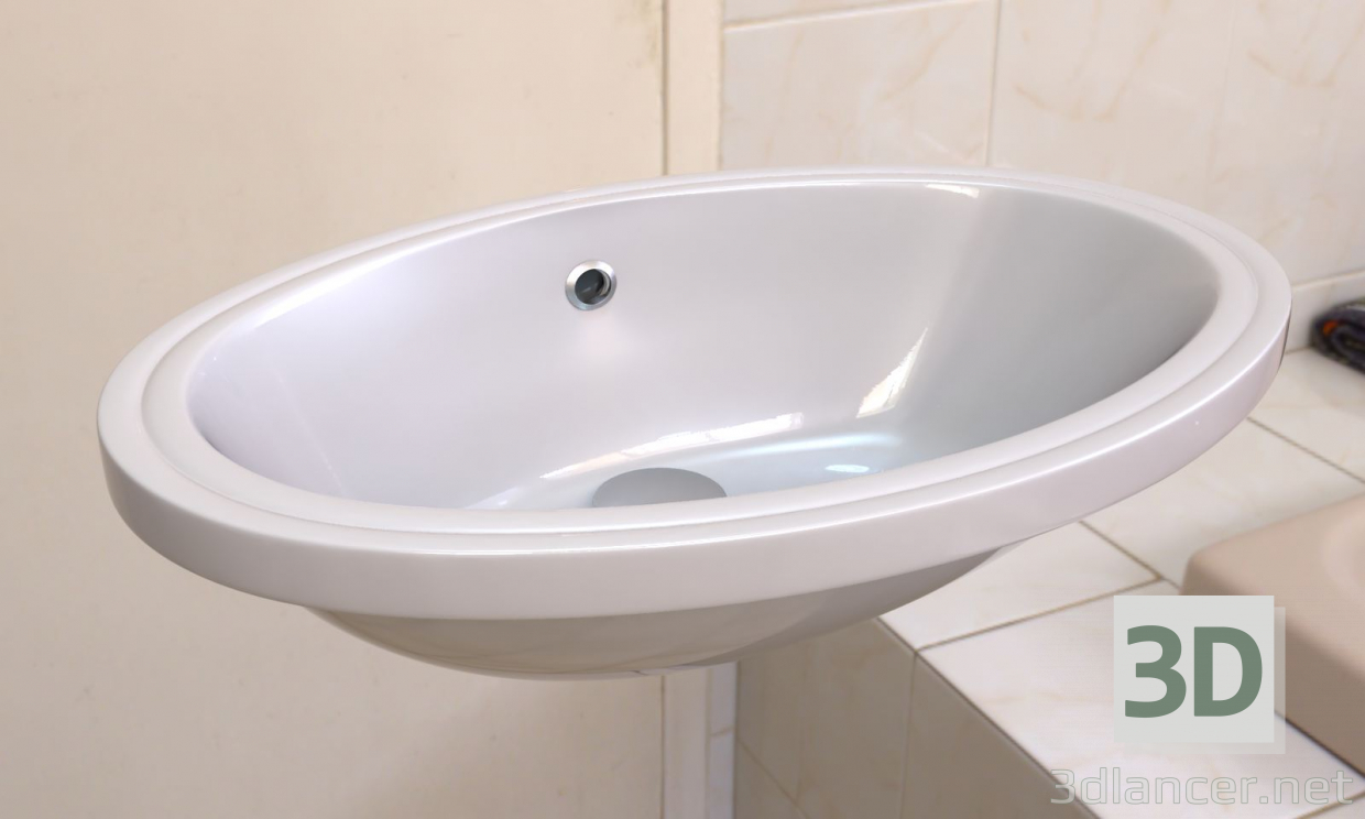 Lavabo 3D modelo Compro - render