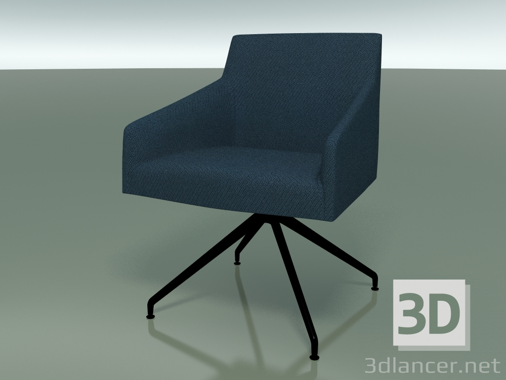 3d model Sillón 2705 (con tapicería de tela, giratoria, V39) - vista previa