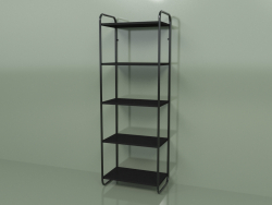 Narrow shelving (black)