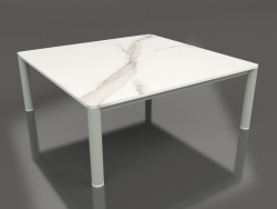 Couchtisch 94×94 (Zementgrau, DEKTON Aura)