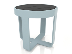 Table basse ronde Ø42 (DEKTON Domoos, Bleu gris)