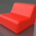 3d model Sillón club (rojo) - vista previa