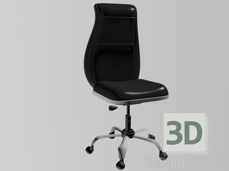 modello 3D Sedia computer - anteprima