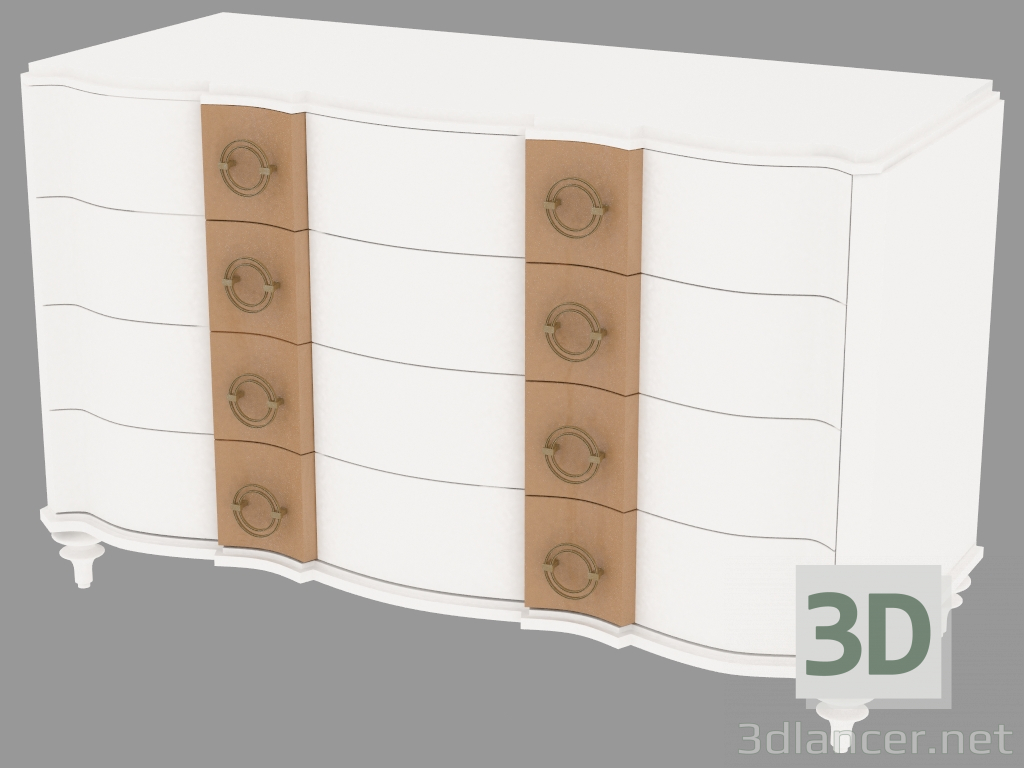 3d model Cajonera - vista previa