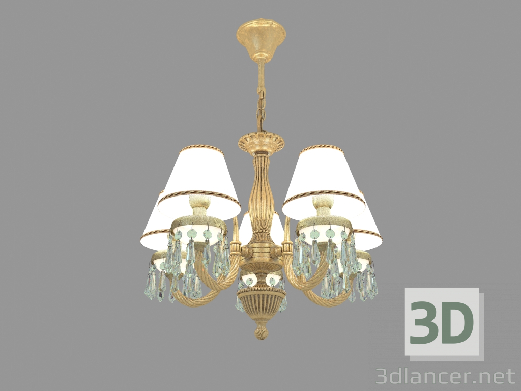 3d model Chandelier BLADE (CL1028-05-R) - preview