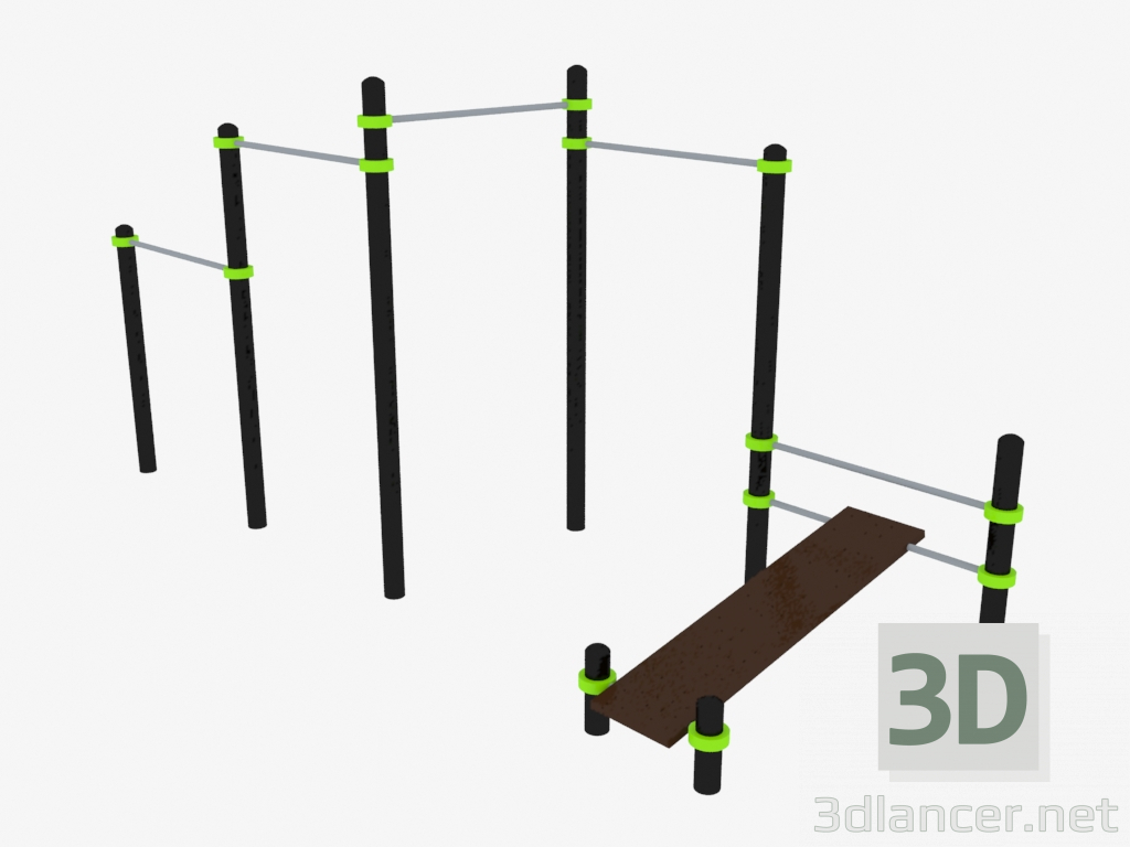 Modelo 3d Complexo esportivo (W0010) - preview