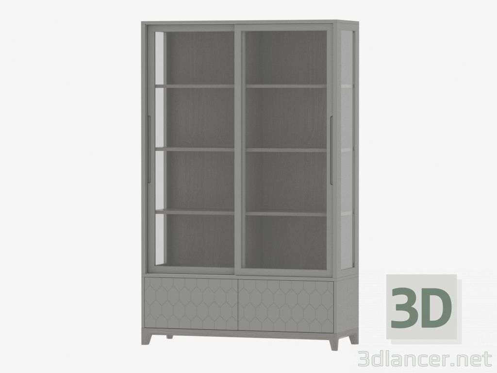 3D modeli Vitrin yüksek CASE (IDC028004206) - önizleme