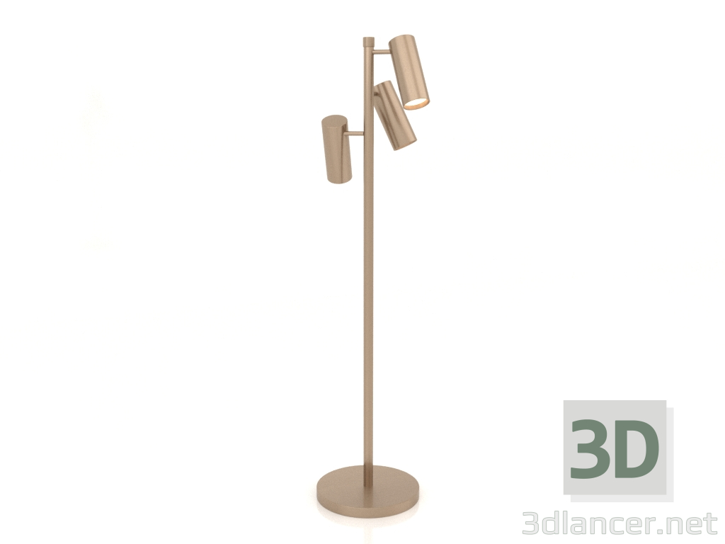 modello 3D Lampada da terra TRIO - anteprima modello 3D Lampada da terra TRIO - anteprima