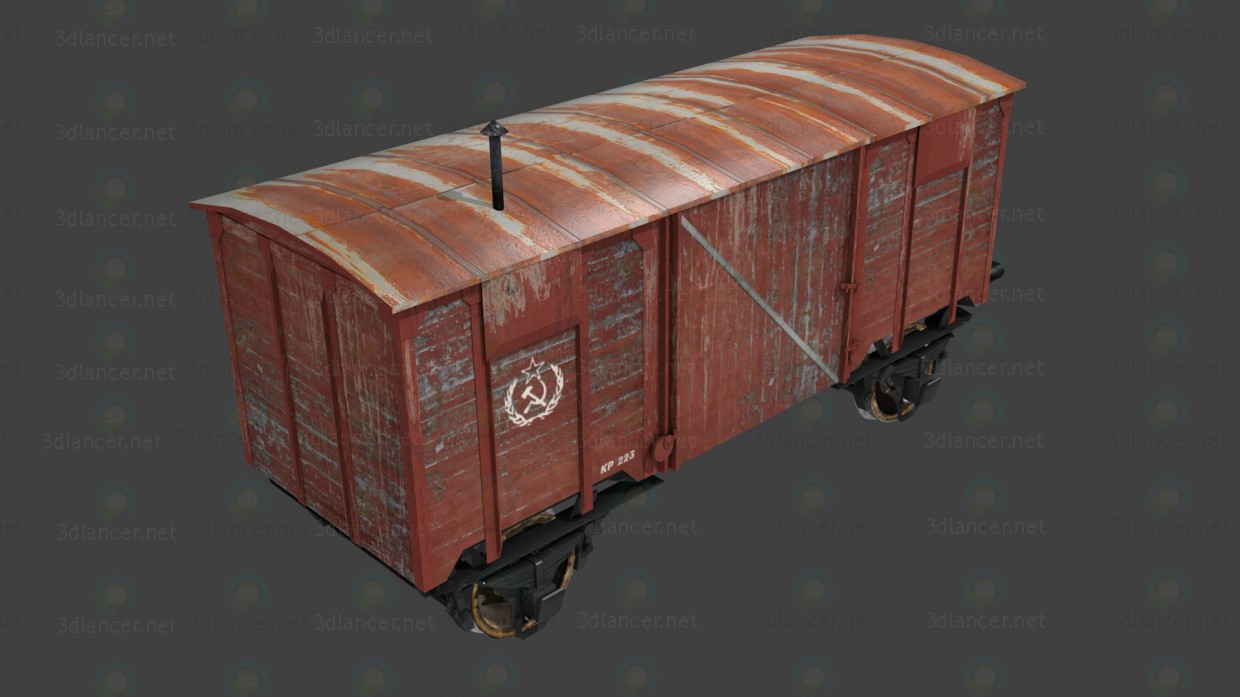 3d Wagon model buy - render