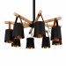 3d Modern Nordic Drop Down Pendant Chandelier 8 модель купить - ракурс