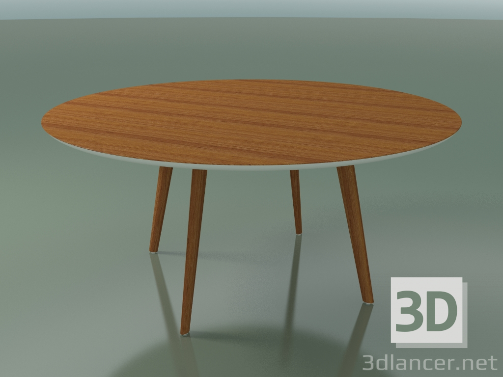 Modelo 3d Mesa redonda 3502 (H 74 - D 160 cm, M02, efeito teca) - preview