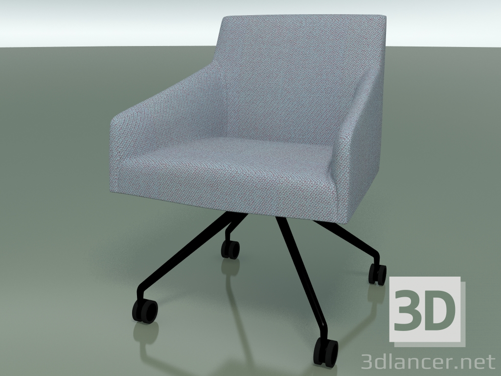 modèle 3D Fauteuil 2708 (sur roulettes, avec revêtement en tissu, V39) - preview