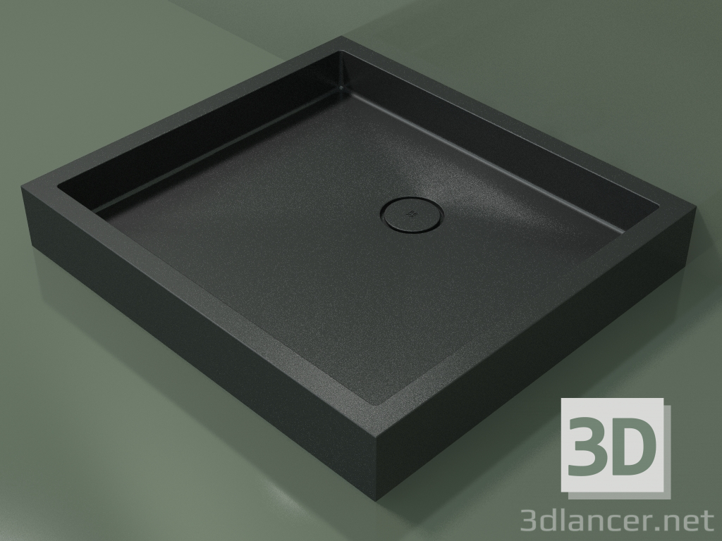 3d model Shower tray Alto (30UA0138, Deep Nocturne C38, 100x90 cm) - preview