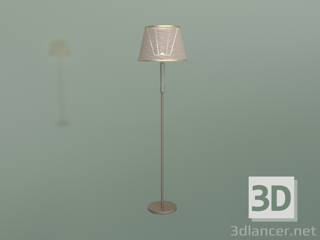 3d model Lámpara de pie Alcamo 01076-1 (oro perla) - vista previa