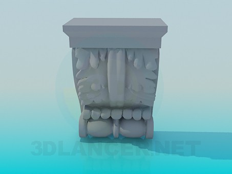 3D Modell Konsole - Vorschau