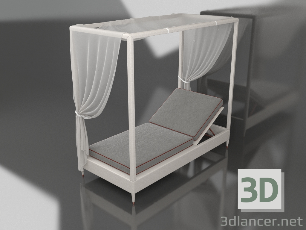 3D Modell 1 Einzelcouch (OD1004) - Vorschau