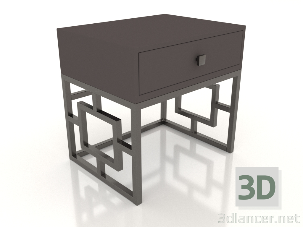 modèle 3D Table de chevet (foncé) - preview