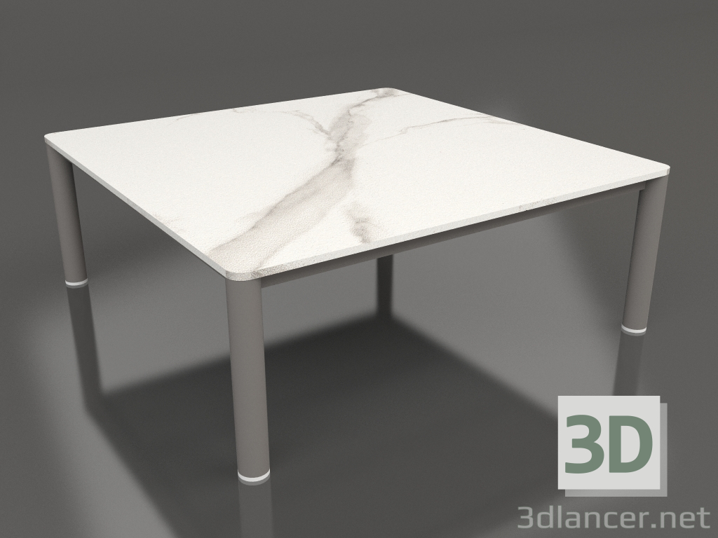 3d model Mesa de centro 94×94 (Gris cuarzo, DEKTON Aura) - vista previa