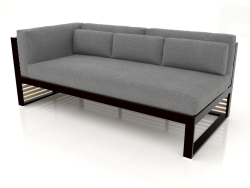 Modulares Sofa, Abschnitt 1 links (Schwarz)