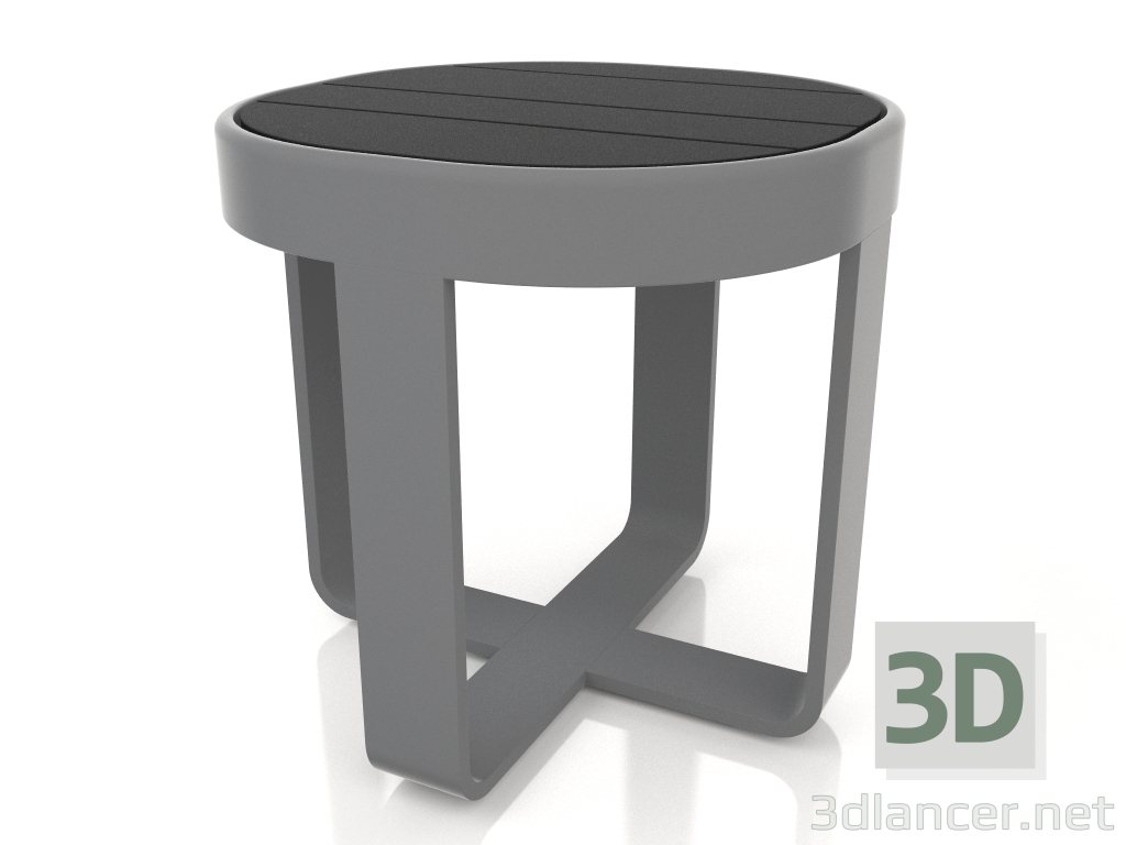 Modelo 3d Mesa de centro redonda Ø42 (DEKTON Domoos, Antracite) - preview