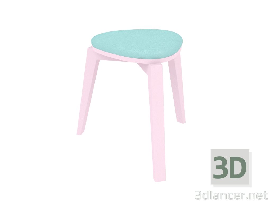 3d model Triple stool (option 5) - preview