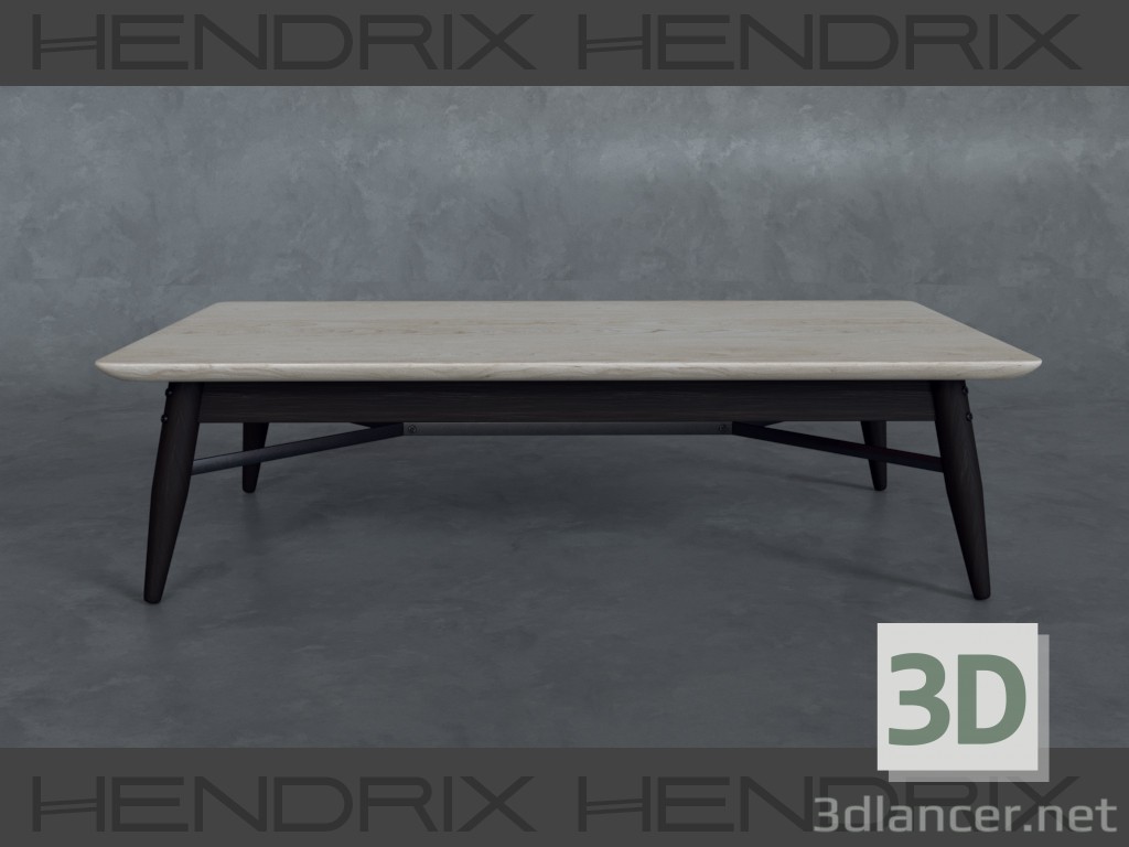 3d Стол кофейный HENDRIX model buy - render