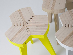 Tabouret en bois