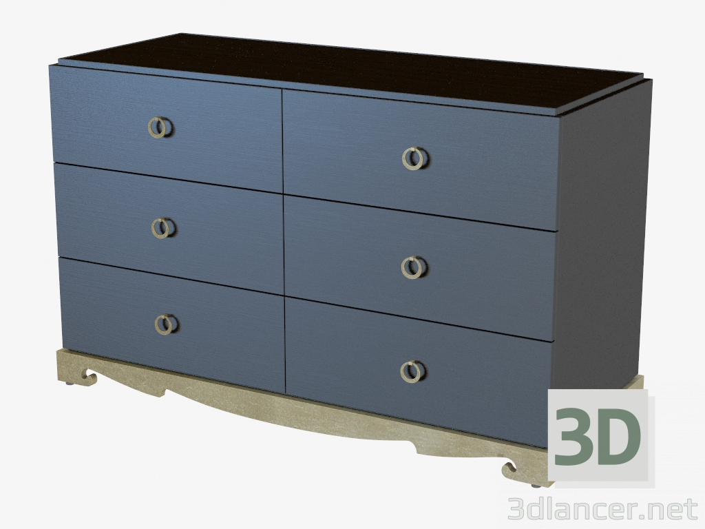 3d model Cajonera (FB.BST.VR.3) - vista previa