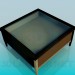 3d model Coffee table with drawers - preview