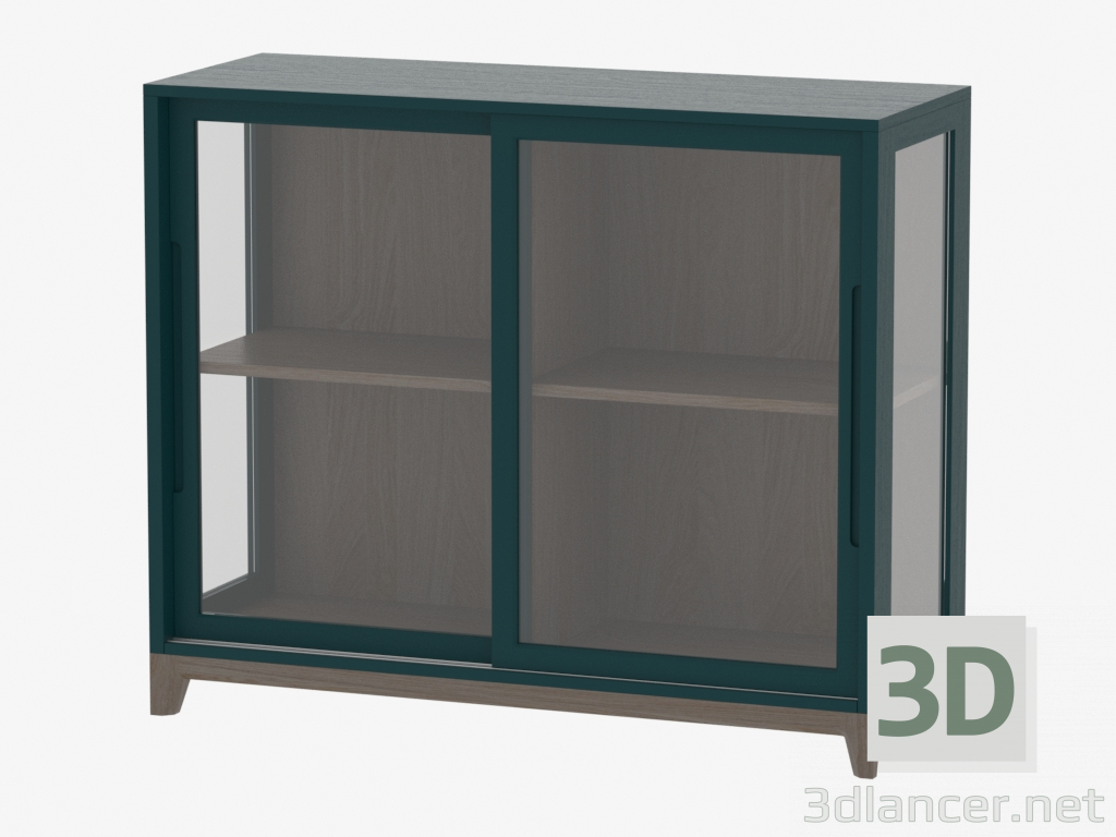 modello 3D Vetrina bassa CASE (IDC027007022) - anteprima