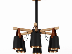 Modern Nordic Drop Down Pendant Chandelier 6