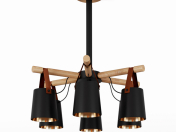 Modern Nordic Drop Down Pendant Chandelier 6