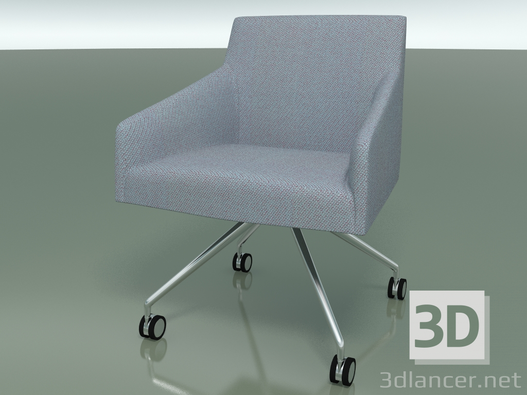 3d model Sillón 2708 (con ruedas, con tapicería de tela, LU1) - vista previa