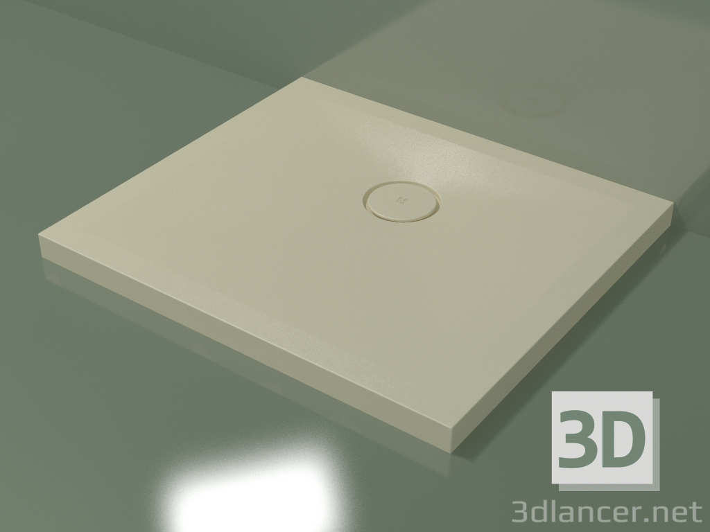 3d model Shower tray (30UB0117, Bone C39, 80 X 70 cm) - preview