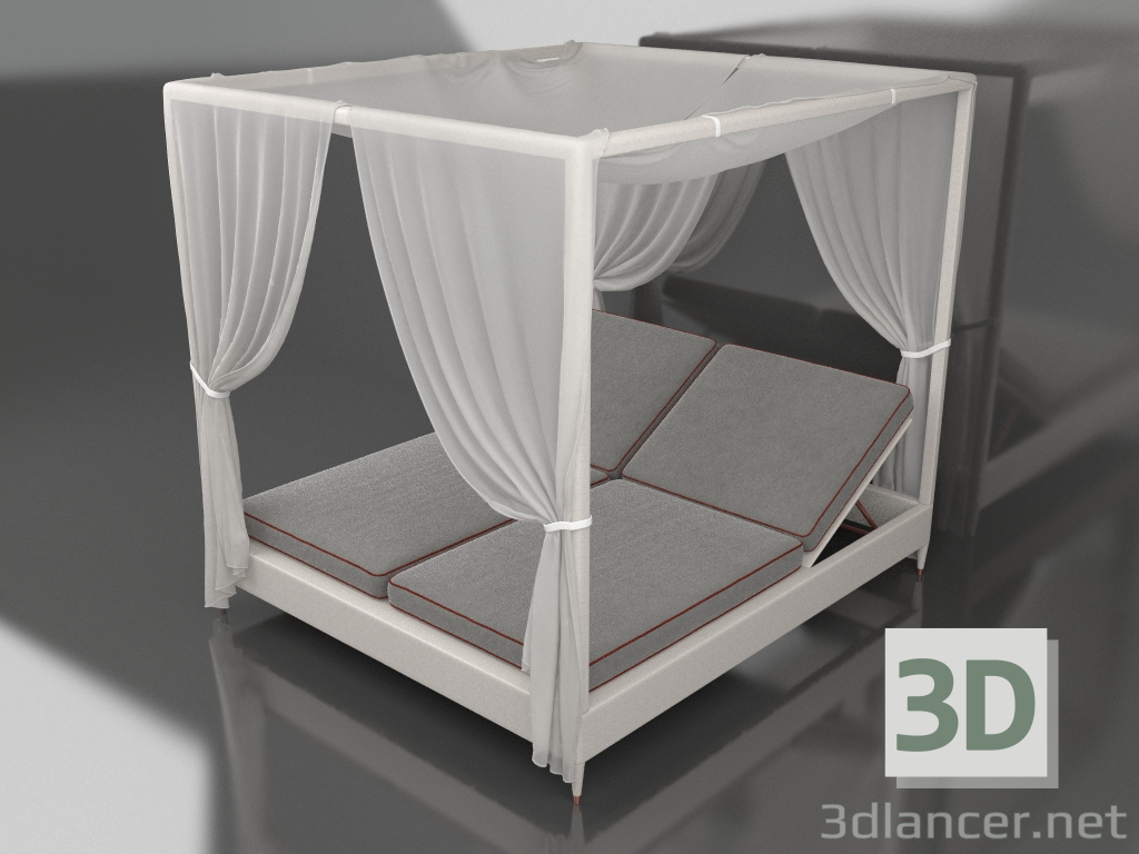 3d model Sofá de 2 plazas (OD1005) - vista previa