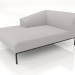 3d model Chaise longue 160 left - preview