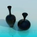 modèle 3D Vases - preview