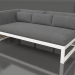 3D Modell Modulares Sofa, Teil 1 links (Weiß) - Vorschau