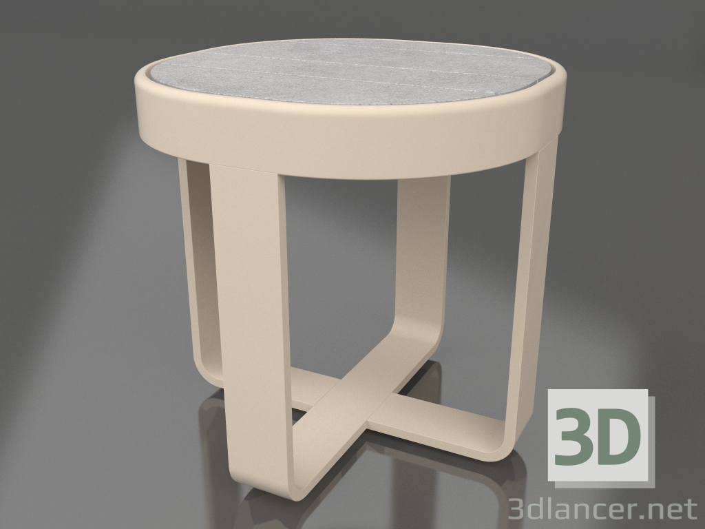 3D Modell Runder Couchtisch Ø42 (DEKTON Kreta, Sand) - Vorschau