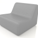 3d model Sillón club (antracita) - vista previa