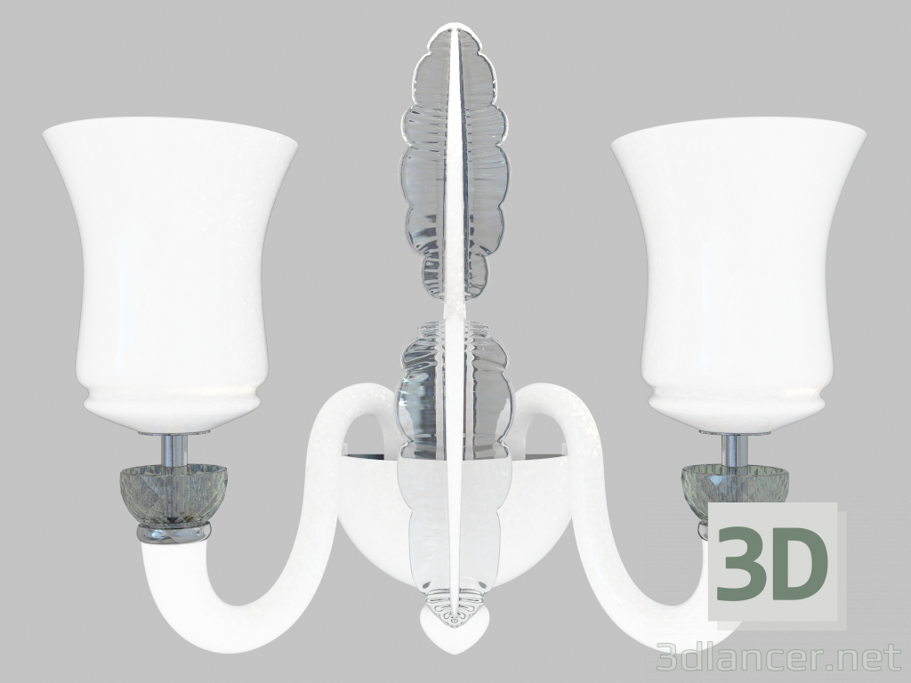 3 डी मॉडल Sconce Petalo (804620) - पूर्वावलोकन