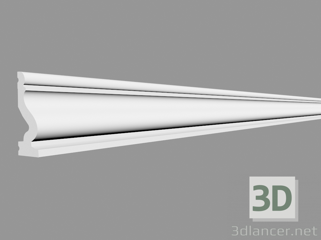 3d model Moldeado DX174-2300 (230 x 6 x 2.2 cm) - vista previa