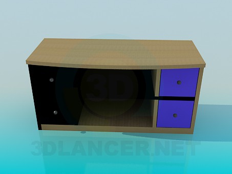 3d model Cupboard for TV - preview