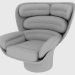 3d модель Крісло ELDA ARMCHAIR (92x92xH92) – превью