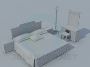 The furniture in the bedroom